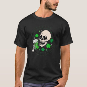 Magisch köstlich St Patrick's Day Skeleton Skul T-Shirt
