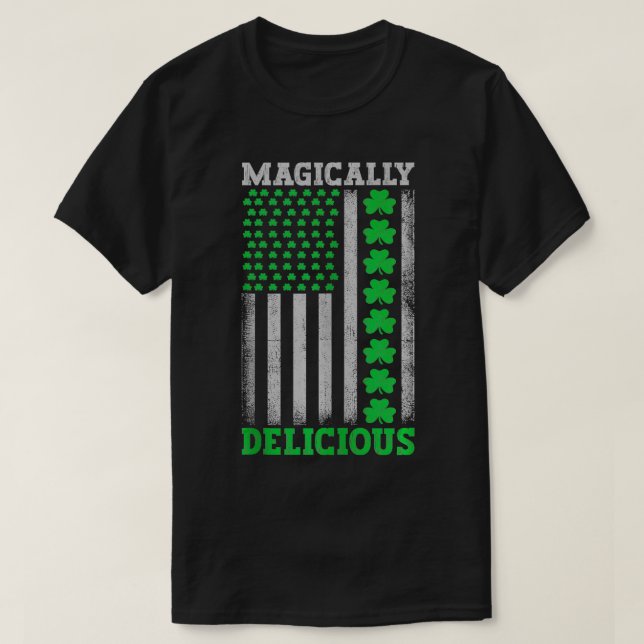 Magisch köstliche Lucky Clover erschüttert amerika T-Shirt (Design vorne)