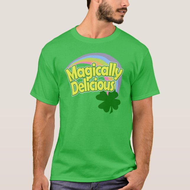 Magisch Köstlicher grüner Regenbogen-T - Shirt (Vorderseite)