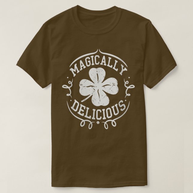 Magisch köstliches St Patricks Day Kleeblatt Fraue T-Shirt (Design vorne)