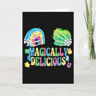 Magisch leckere Shamrock-Brust St. Patricks Day Karte