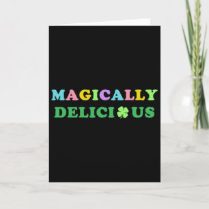 Magisch leckeres St. Patricks Day-Geschenk für Män Karte