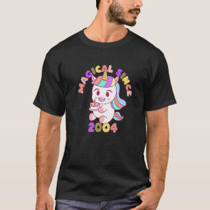 Magisch Seit 2004 Einhorn 18. Geburtstag T-Shirt