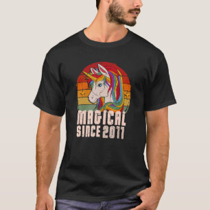 Magisch Seit 2011 Vintages Einhorn Geburtstag T-Shirt