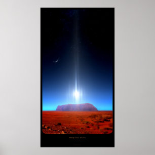 magisch Uluru Poster