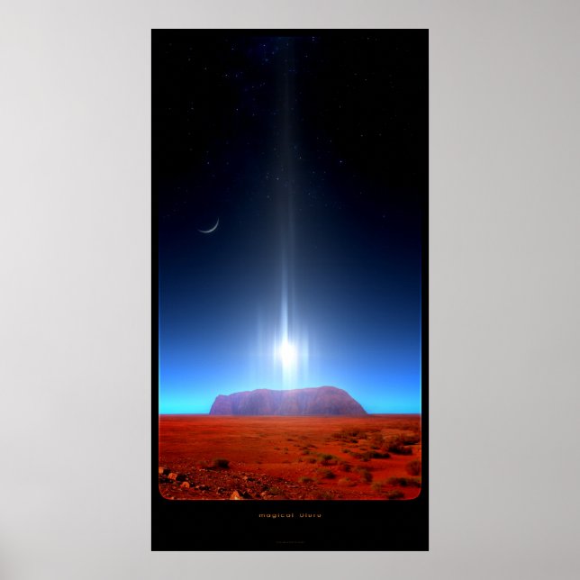 magisch Uluru Poster (Vorne)