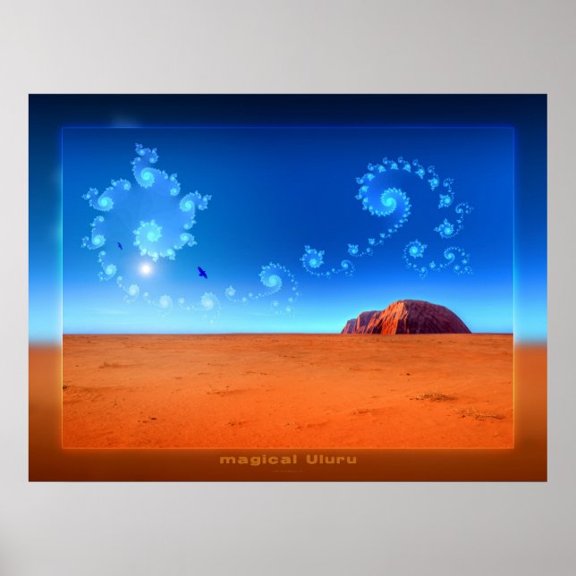 magisch Uluru Poster (Vorne)