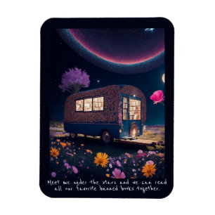 Magisch verboten Bookmobil Magnet