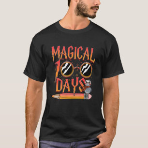 Magische 100 Tage Schullehrer Schüler Kinder B T-Shirt