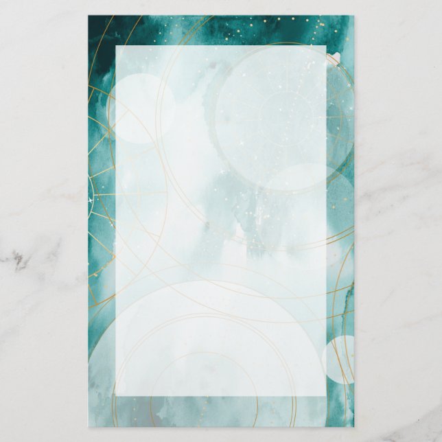 Magische Abschluss Sterne II Briefpapier (Vorderseite)