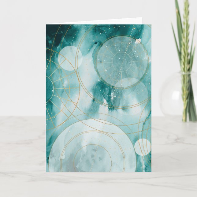 Magische Abschluss Sterne II Karte (Vorderseite)