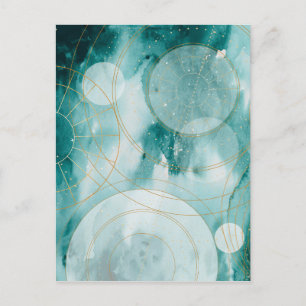 Magische Abschluss-Sterne II Postkarte