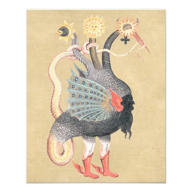 Magische Alchemy Dragon-Farbe Fotodruck (Vorne)