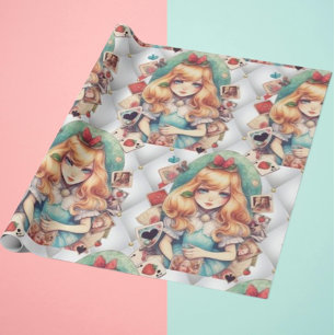 Magische Alice-Teeparty! Geschenkpapier