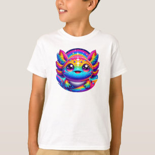 Magische Axolotl: Farbenfrohe Fantasie für Kinder T-Shirt