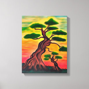 Magische Baobabs Leinwanddruck
