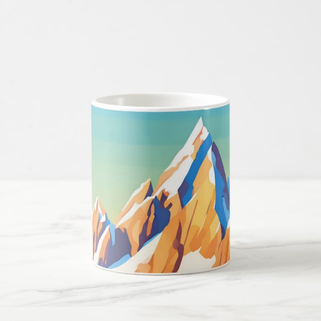 Magische Berge Kaffeetasse (Mittel)
