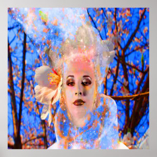 Magische Blume Poster