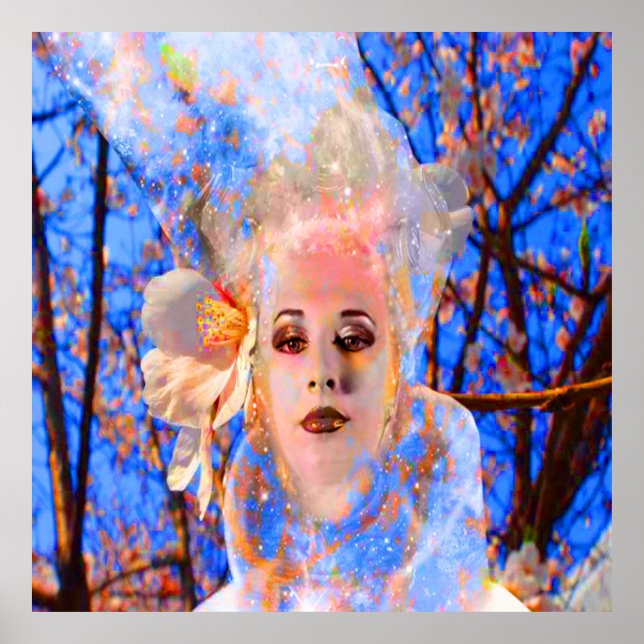 Magische Blume Poster (Vorne)