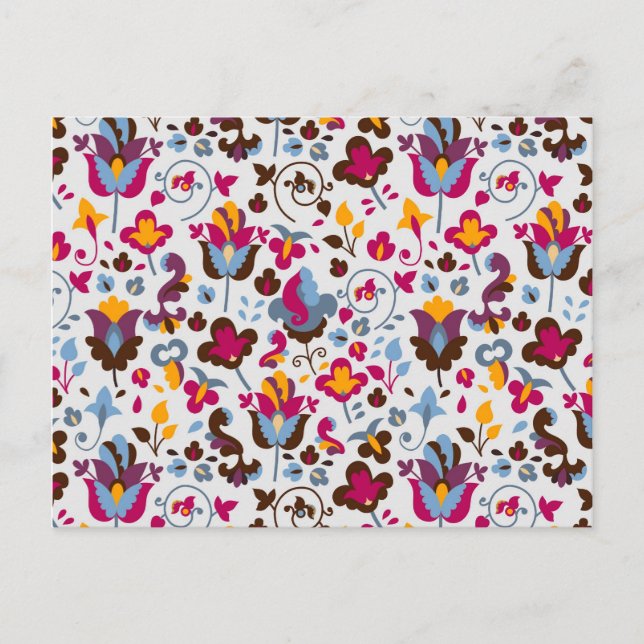 Magische Blume Postkarte (Vorderseite)