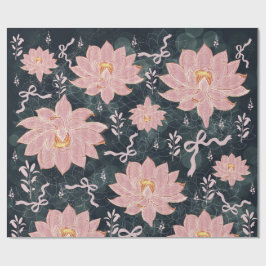 Magische Blumen mit Glitter-Design  Geschenkpapier