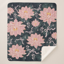 Magische Blumen mit Glitter-Design  Sherpadecke