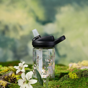 Magische Blumenfee   Monogramm Trinkflasche