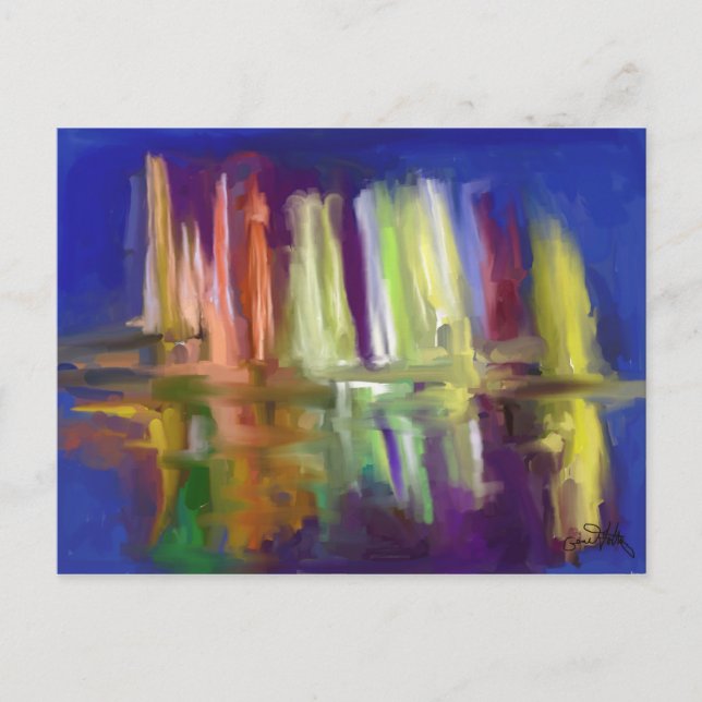 Magische Brunnen von Lima Postkarte (Vorderseite)