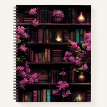 Magische Bücherregal Bibliothek Pink