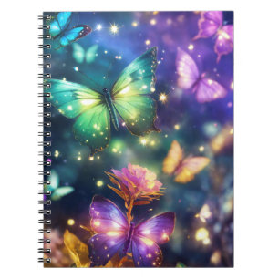 Magische Butterfly-Fantasie Notizblock