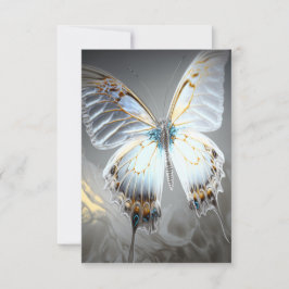 Magische Butterfly Mitteilungskarte