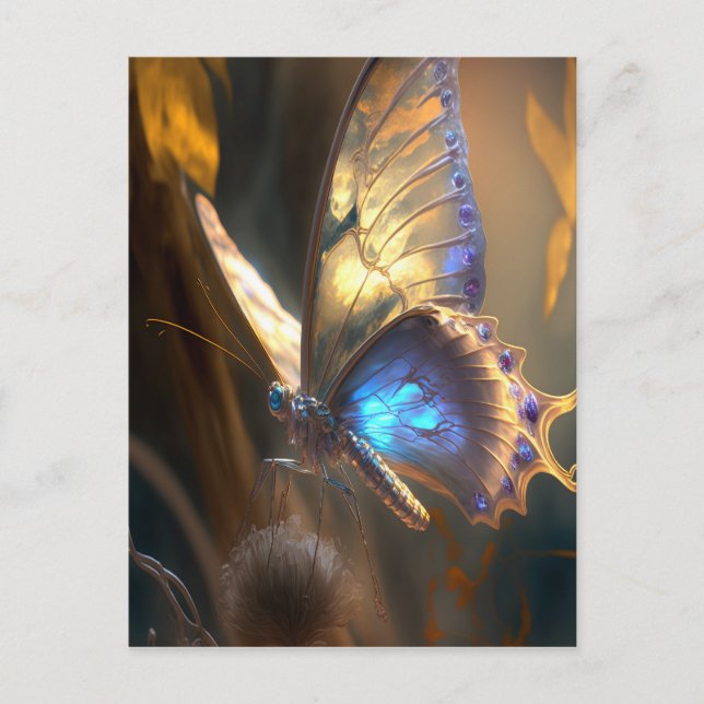 Magische Butterfly Postkarte (Vorderseite)