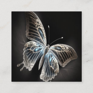 Magische Butterfly Quadratische Visitenkarte
