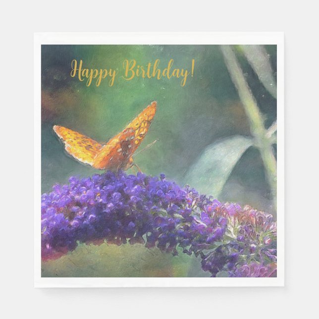 Magische Butterfly Serviette (Vorderseite)