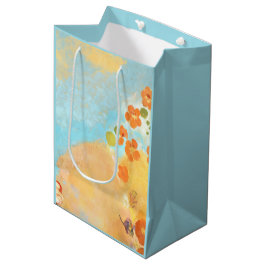 Magische California Orange Poppies Fields Mittlere Geschenktüte