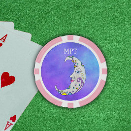 Magische Crescent Moon Abstrakte Dekorationen Gesi Pokerchips