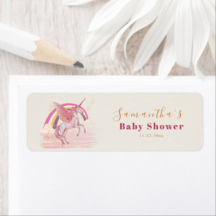 Magische Einhorn-Baby-Shower-Party