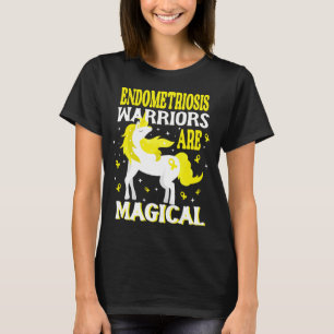 Magische Einhorn-Endometriose-Krieger T-Shirt