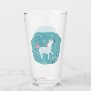 Magische Einhorn-Gruppe Glas