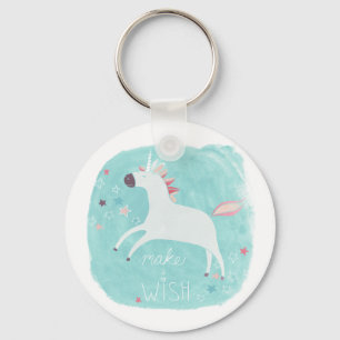 Magische Einhorn-Gruppe - machen Sie einen Wunsch Schlüsselanhänger