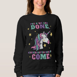Magische Einhorn-Jungen vor dem K-Abschluss Mädche Sweatshirt