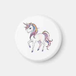 Magische Einhornträume - Whimsical Fantasy Design Magnet