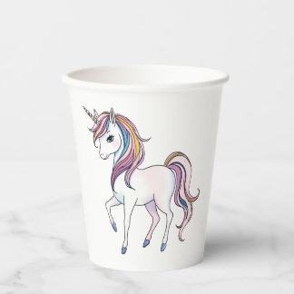 Magische Einhornträume - Whimsical Fantasy Design Pappbecher