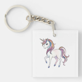 Magische Einhornträume - Whimsical Fantasy Design Schlüsselanhänger