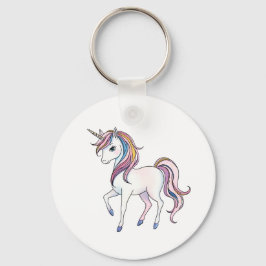 Magische Einhornträume - Whimsical Fantasy Design Schlüsselanhänger
