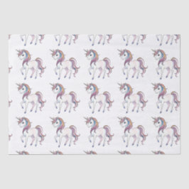 Magische Einhornträume - Whimsical Fantasy Design Seidenpapier