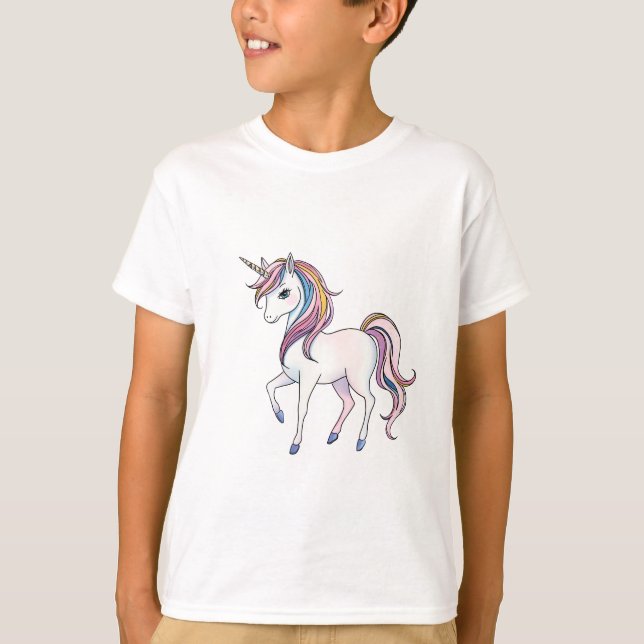 Magische Einhornträume - Whimsical Fantasy Design T-Shirt (Vorderseite)