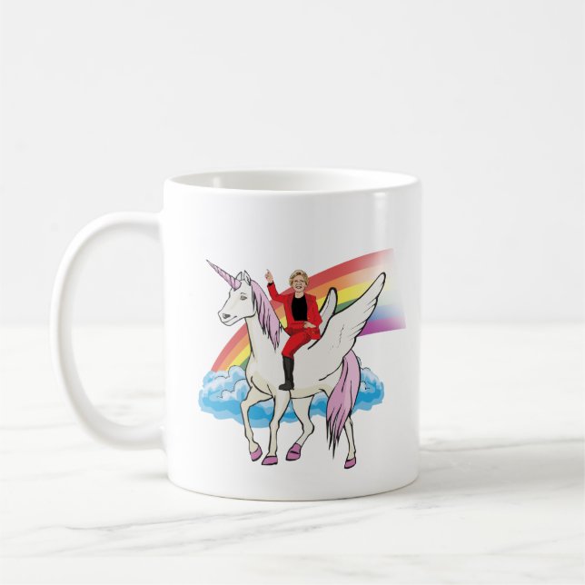 Magische Elisabeth Warren Kaffeetasse (Links)