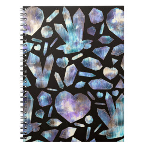 Magische Energie-Kristalle Regenbogenkristallstein Notizblock