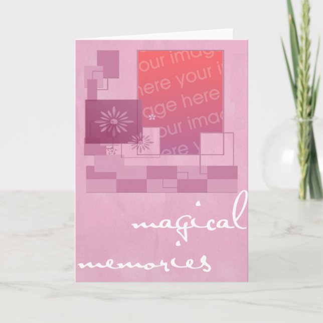 Magische Erinnerungen Karte (Vorderseite)